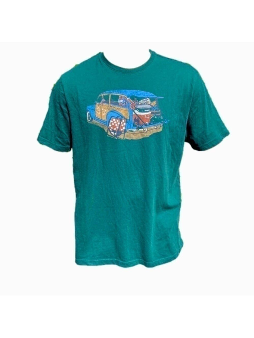 IZOD Green Camper Graphic Tee